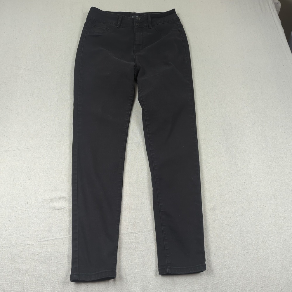 Curve Appeal Jeans Womens 10 30 Black Curve Creator Skinny